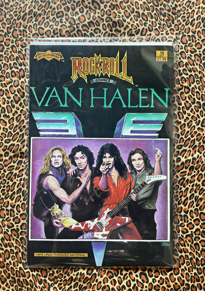 Vintage 1990 VAN HALEN Comic Book! NEW OLD STOCK!