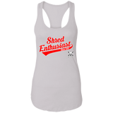 "Shred Enthusiast"  Ladies Racerback Tank!