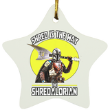 "The Shredalorian" Star Ornaments!