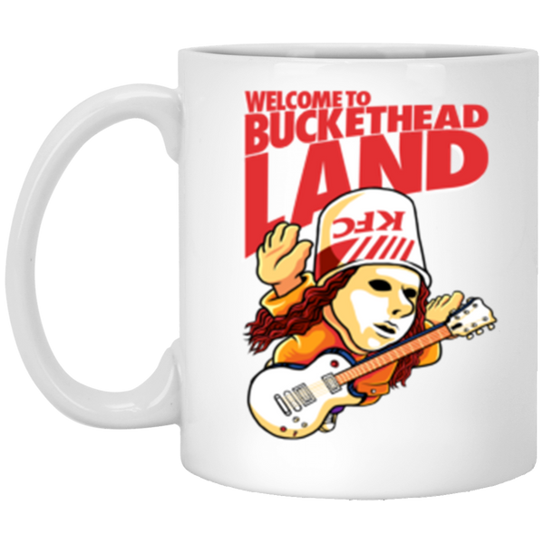 "Super Bucket"  11 oz. White Mugs! ONLY 15 AVAILABLE!