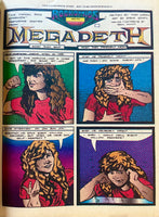 Vintage 1990 "Metallica ~ Megadeth & Motorhead" MEGA EDITION ROCK N ROLL COMIC!